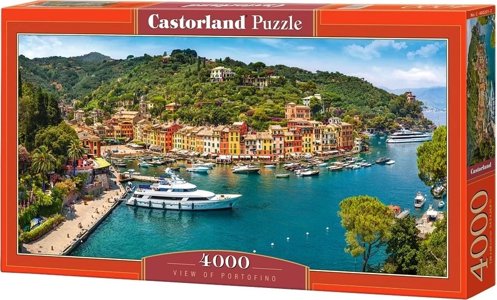 Puzzle Castorland View of Portofino, 4000 copë, Qytet
