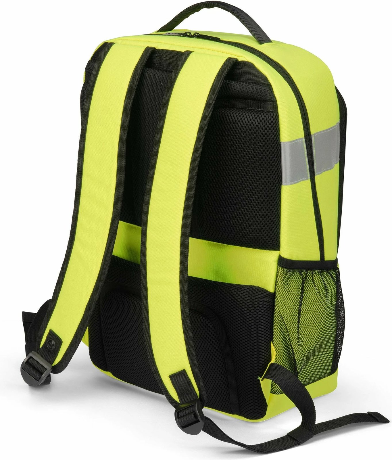 Rucksack DICOTA P20471-17, 24L, ndarje për laptop, rPET, zi/gri/verdhë