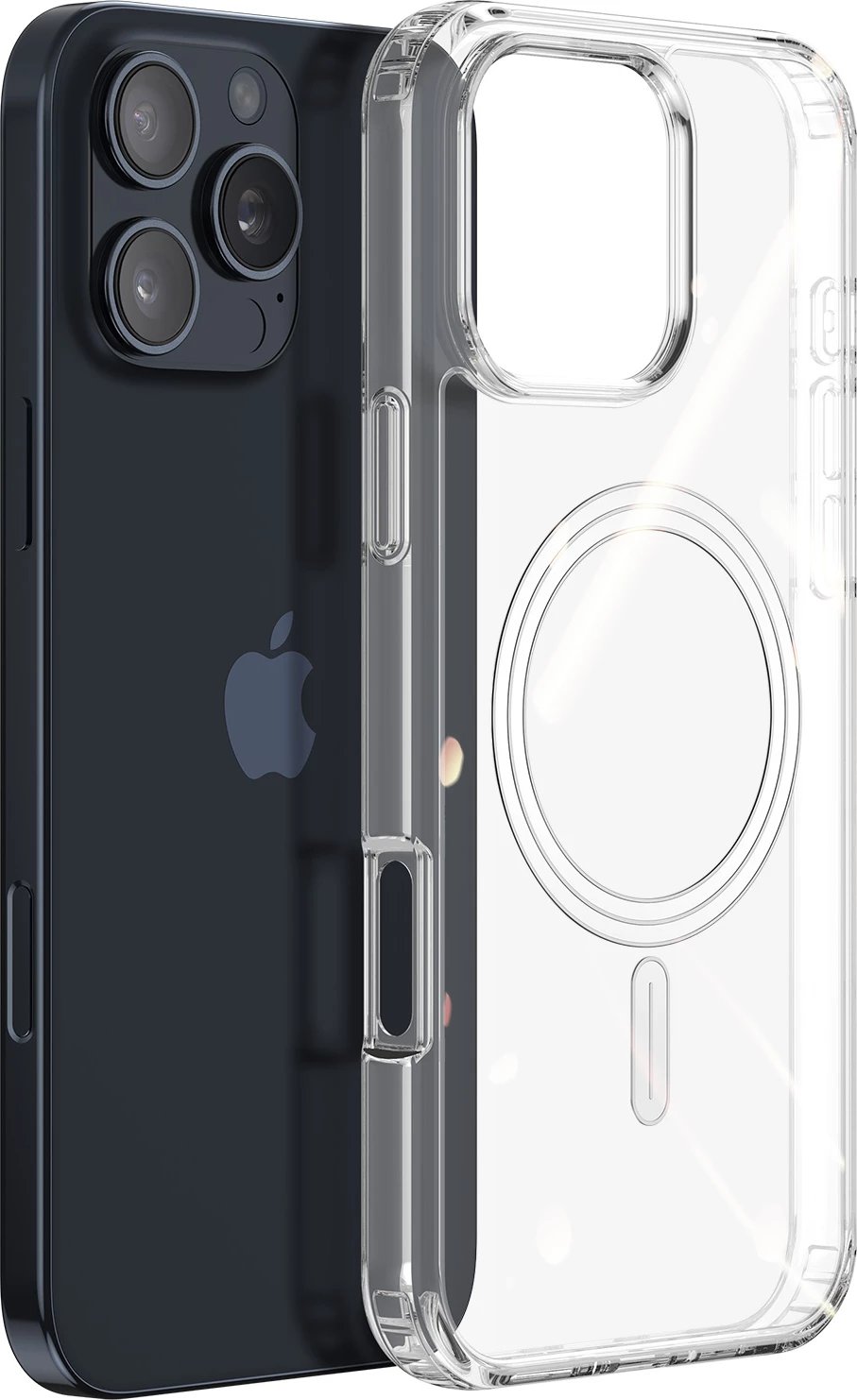 Mbështjellës Dux Ducis Clin Mag për iPhone 16 Pro Max, MagSafe, transparent