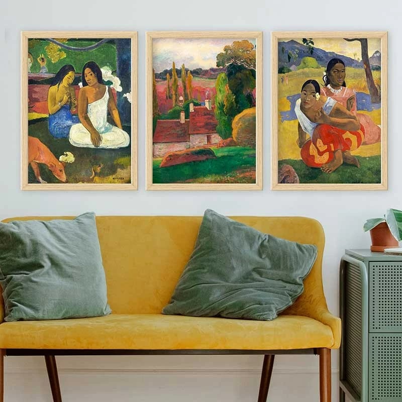 Pikturë dekorative me kornizë (3 copë), Wallity, 3NTC_UN1233897_3545