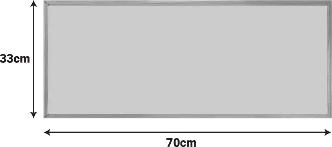 Pikturë murale në kornizë Uelia, print digjital, shumëngjyrëshe, 70x2x33cm