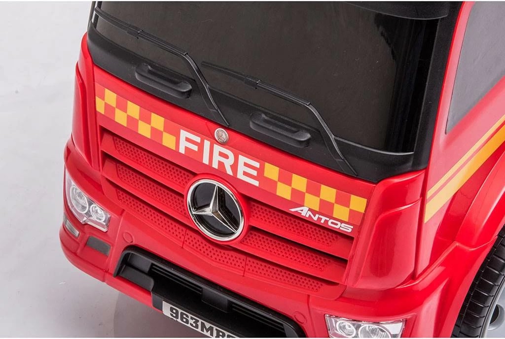 Makinë lodër me shtytje, Baby Mix, Mercedes HASICI, deri 25 kg, me drita e tinguj, 12m+, e kuqe