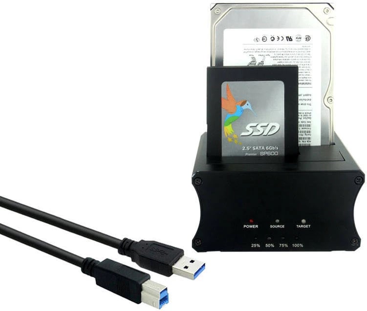 Docking Station TECH TIME Hard Drive Dock 3X