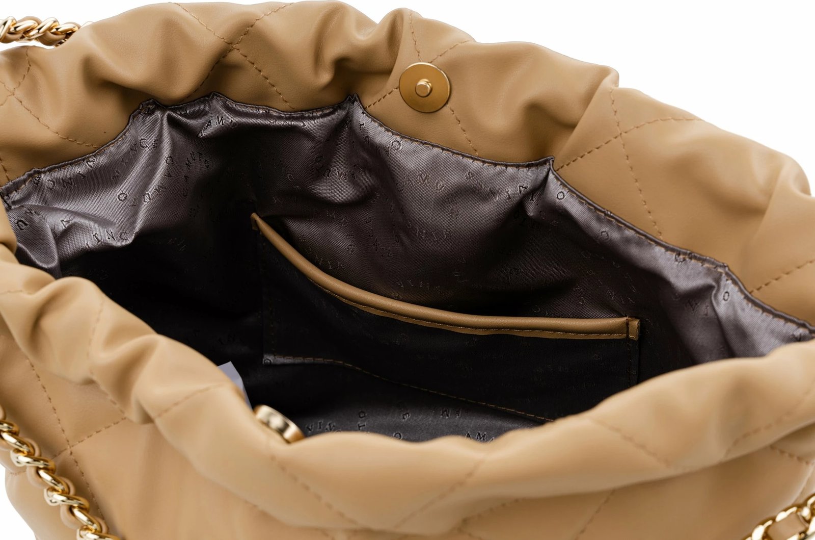 Çantë shpine për supe, ngjyrë camel, Vince Camuto, Milan