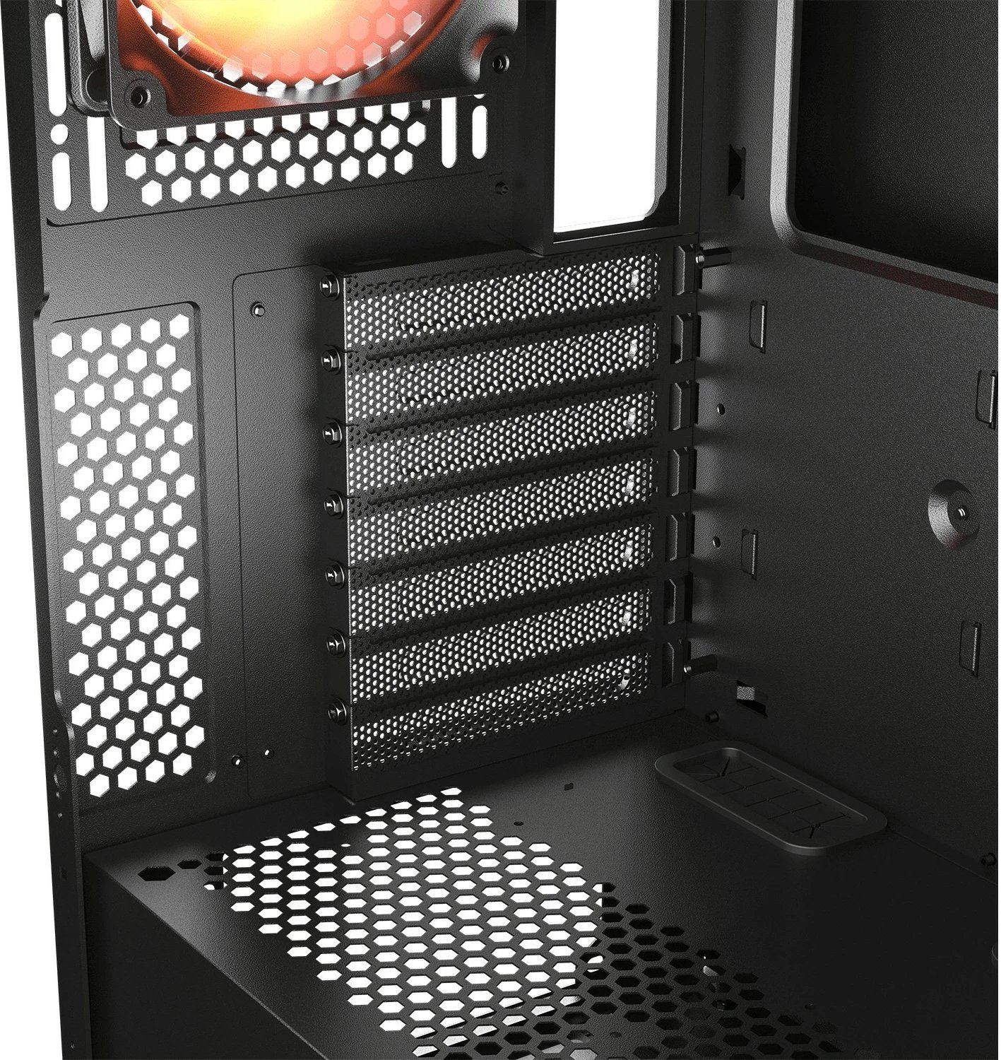 Kasë Cougar Airface ECO midi, ARGB, e zezë