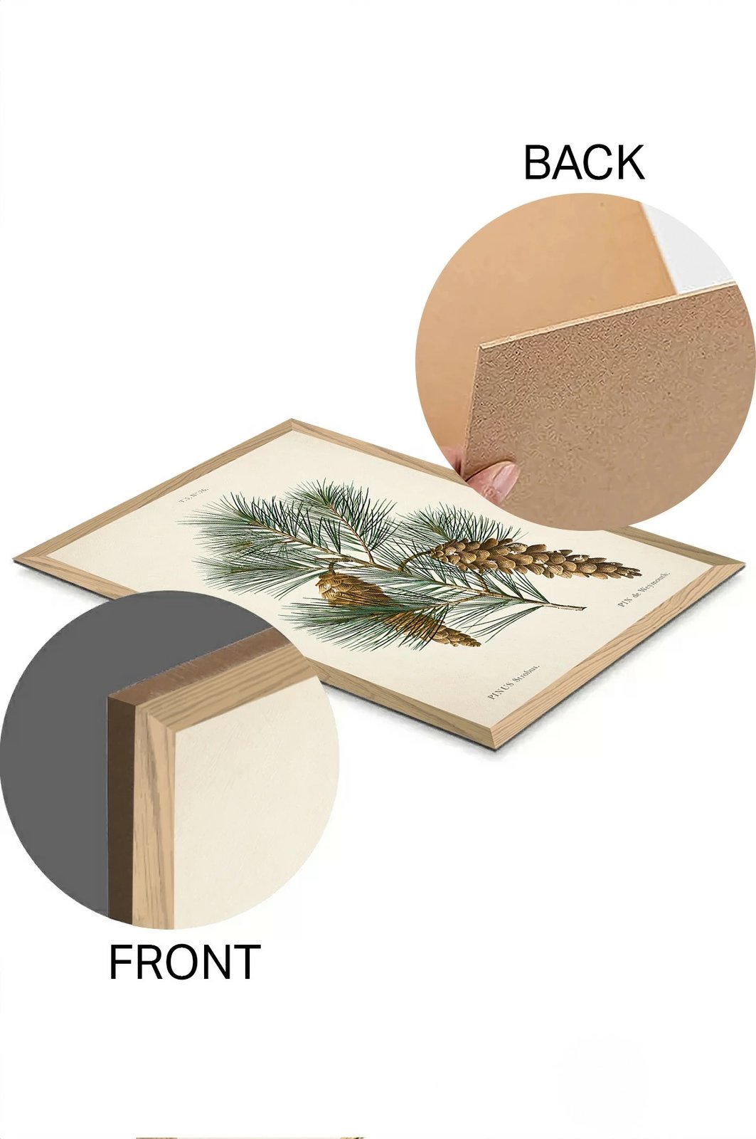 Pikturë dekorative, Wallity, Tekhammdf64, shumëngjyrëshe, 33x48cm