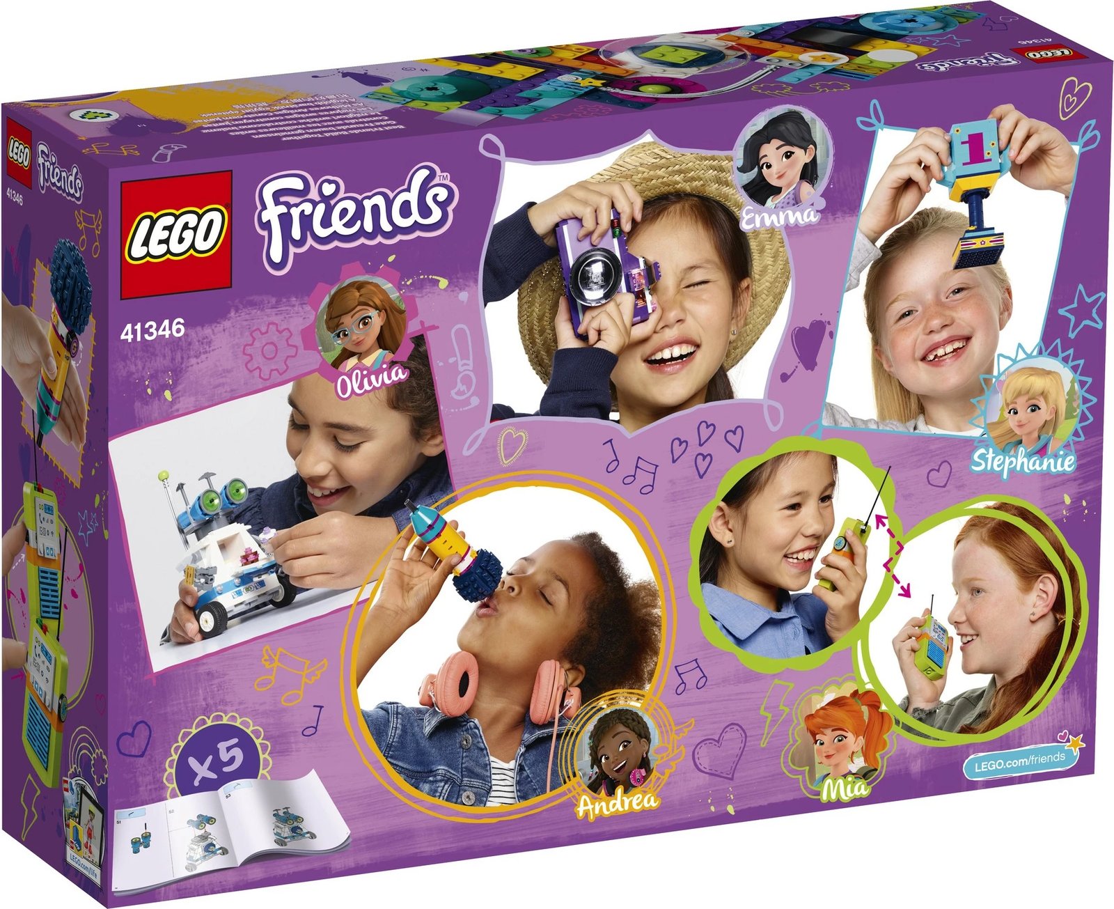 Set ndërtimi LEGO Friends Friendship Box - 41346, 563 copë, 6+ vjeç, Plastikë