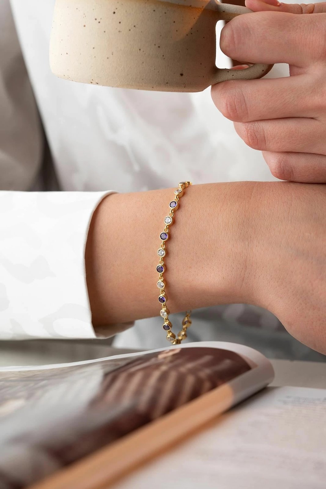 Byzylyk argjendi, ngjyrë ari e vjollcë, Jumeon, NRZ1000333