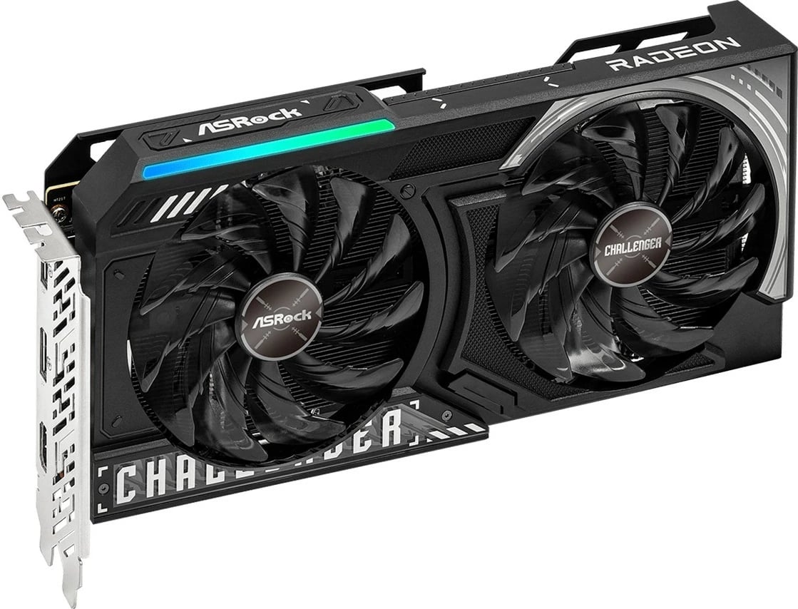 Kartelë grafike ASRock RX 9060 XT Challenger OC 16GB GDDR6 e zezë