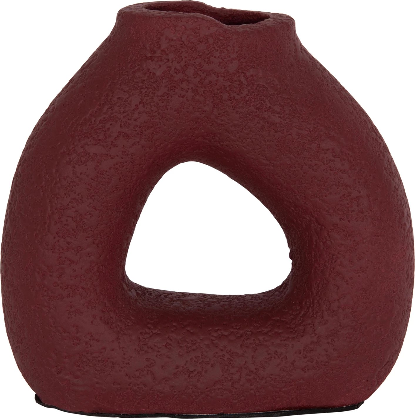 Vazo dekorative tavoline DECANT, terrakotë, ngjyrë e kuqe e errët, FH4667.06S, 17.5x6.5x17cm