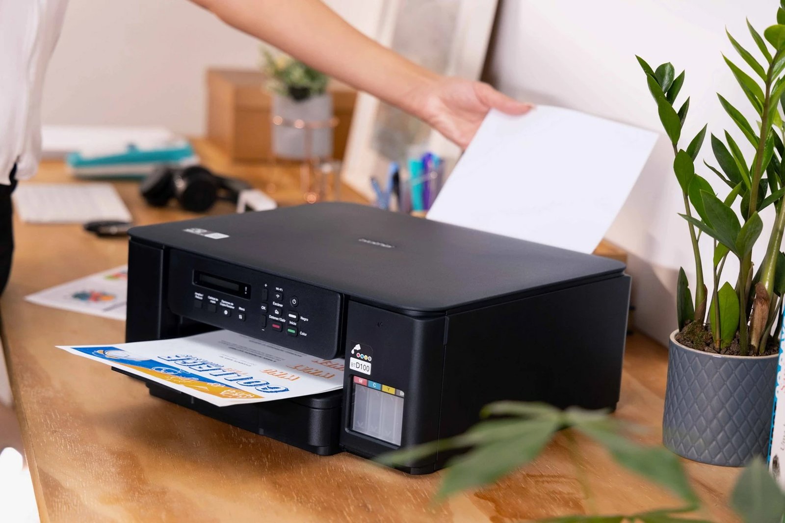 Printer multifunksional Brother DCP-T530DW, Inkjet, A4, Wi-Fi, i zi