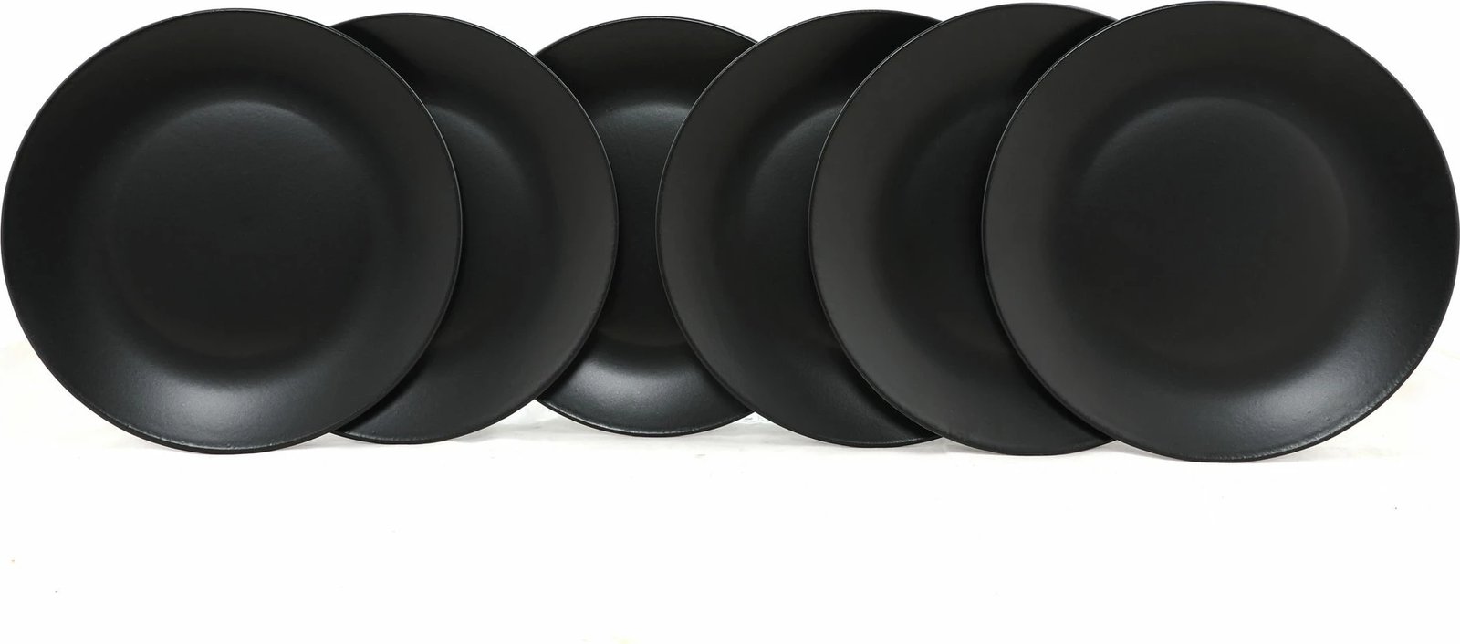 Set pjatash shërbimi (6 copë), Hermia Concept, ST040106F956A000000MAS3T00, ngjyrë e zezë mat