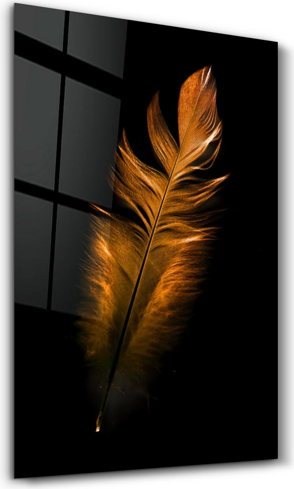 Pikturë dekorative prej xhami të temperuar, Wallity, OGLS-6009, 46x72cm