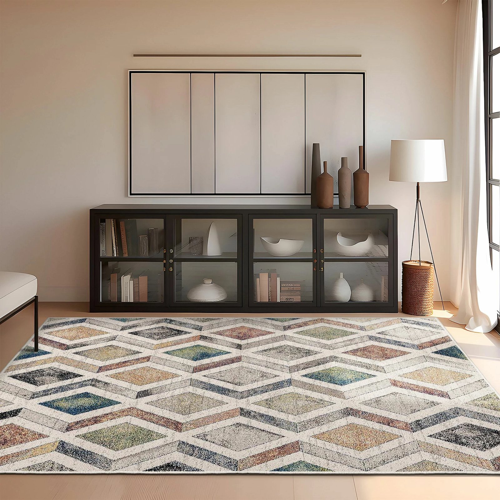 Qilim Conceptum Hypnose, shumëngjyrësh, 80x120cm, Woopamuk393