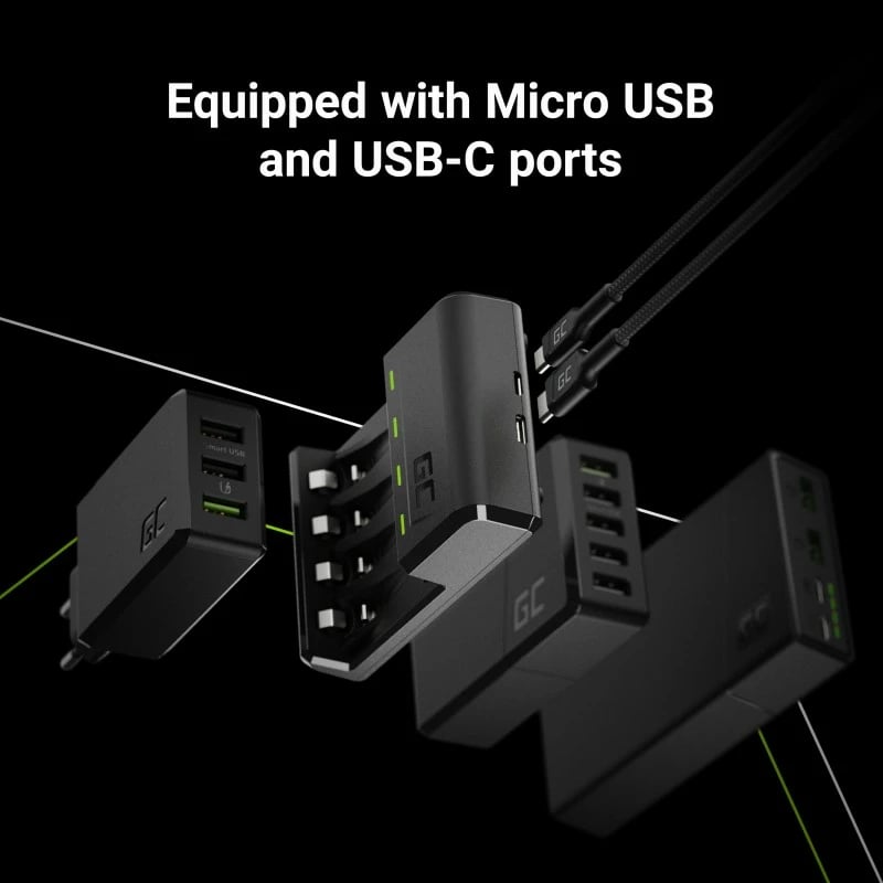 Karikues baterish Green Cell GC VitalCharger me 4x AA 2000mAh, Zi