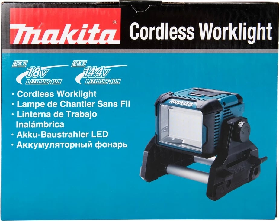 Llambë pune Makita DML811, 31.5W, 6000mAh, LED, e zezë/blu Llambë pune Makita DML811, 31.5W, 6000mAh, LED, e zezë/blu