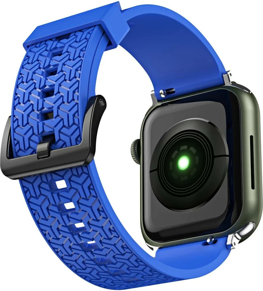 Rrip për smartwatch Hurtel Strap Y për Apple Watch 42/44/45mm, TPU, Blu