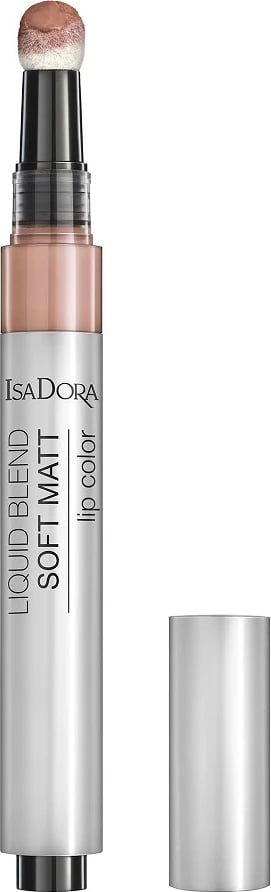 Buzëkuq i lëngshëm për femra Isadora Liquid Color Blend Soft Matt 80 Toffee Pink, 3ml