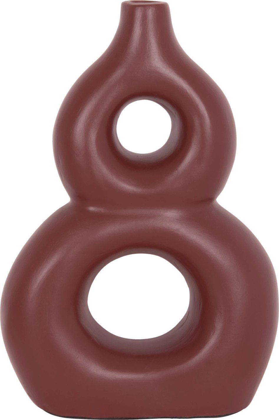 Vazo dekorative tavoline FIORIN, terrakotë, ngjyrë e kuqe maron, FH4666.03S, 21x7.5x31cm Vazo dekorative tavoline FIORIN, terrakotë, ngjyrë e kuqe maron, FH4666.03S, 21x7.5x31cm