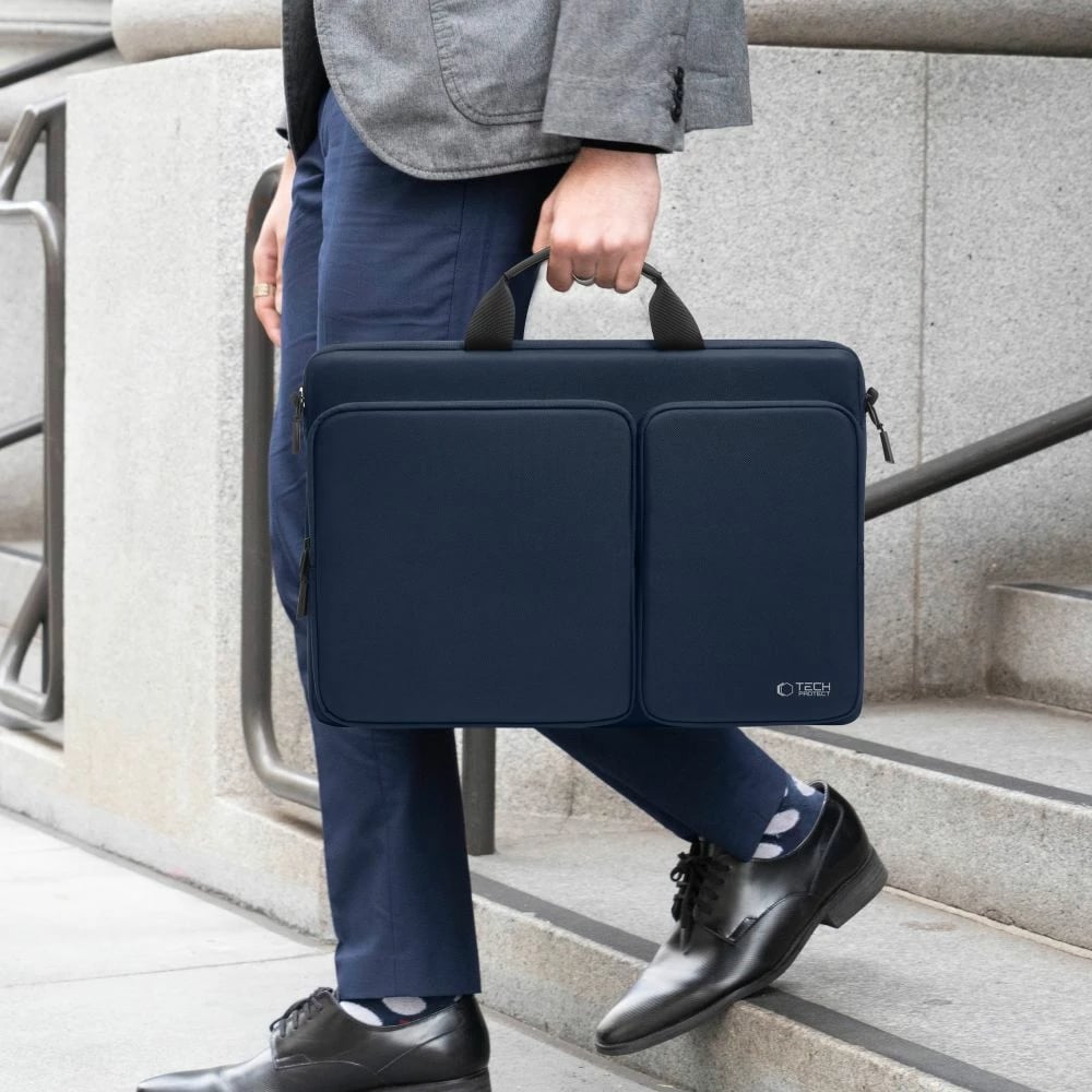 Çantë laptopi Tech-Protect Defender, 17", Kaltër Çantë laptopi Tech-Protect Defender, 17", Kaltër