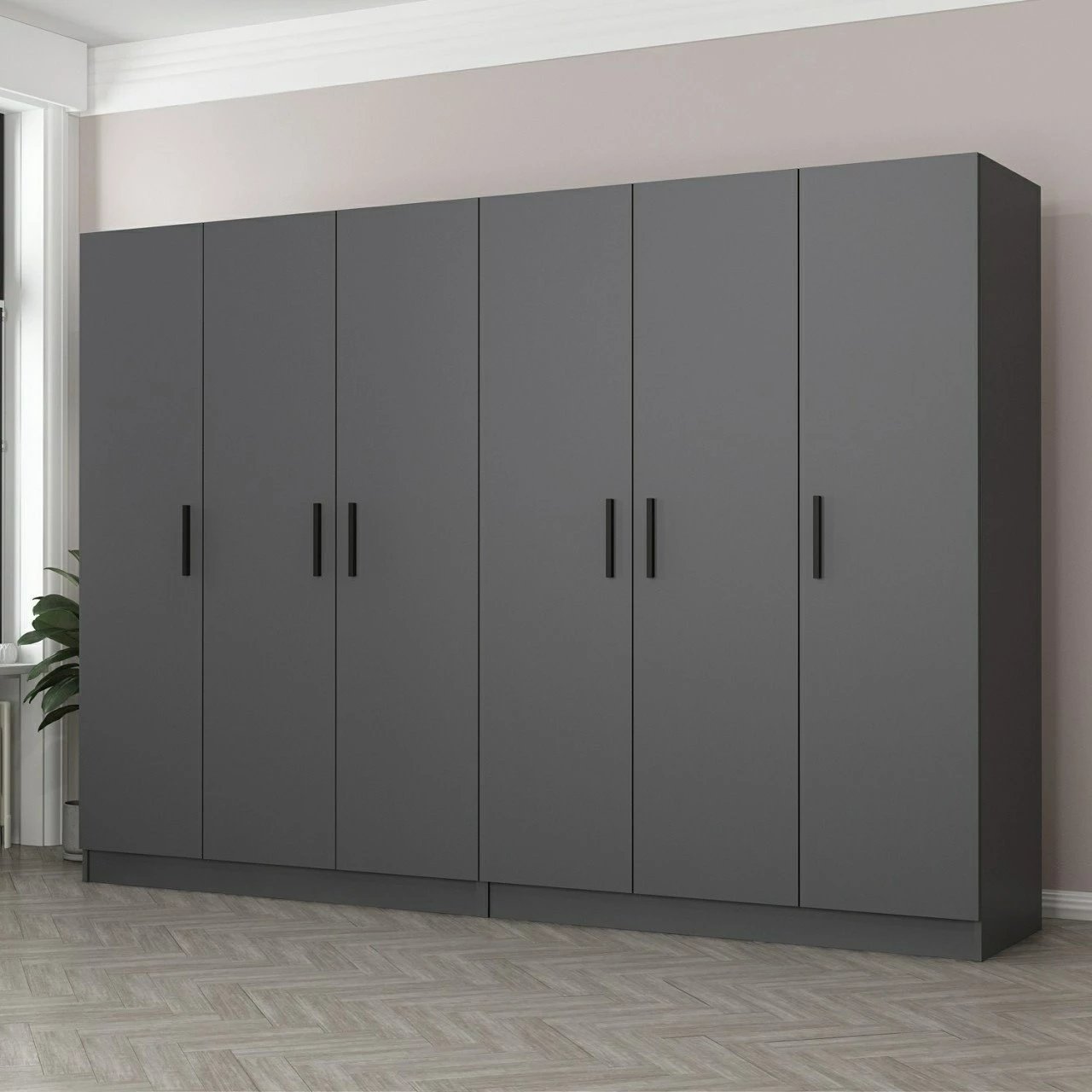 Dollap Skye Decor, ngjyrë antracit, Kale - 5081