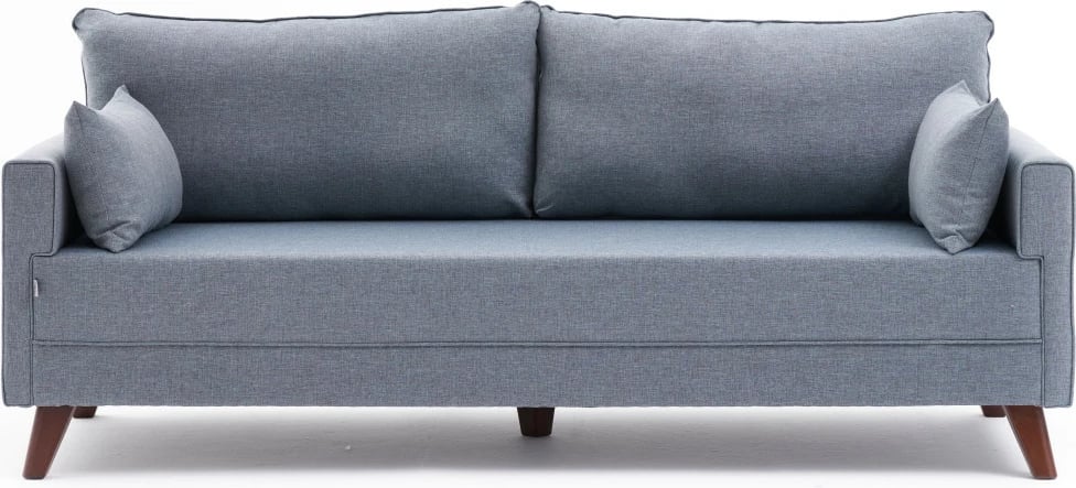 Kauç i trefishtë, ngjyrë kaltër, Bella Soft, Atelier del Sofa