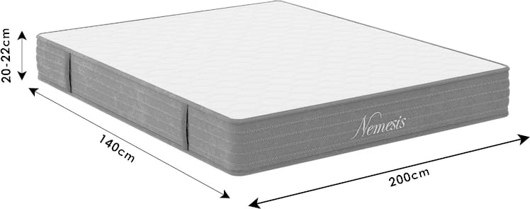 Dyshek Nemesis, susta xhepi, Roll Pack, përdorim dyanshëm, 20-22cm, 140x200cm