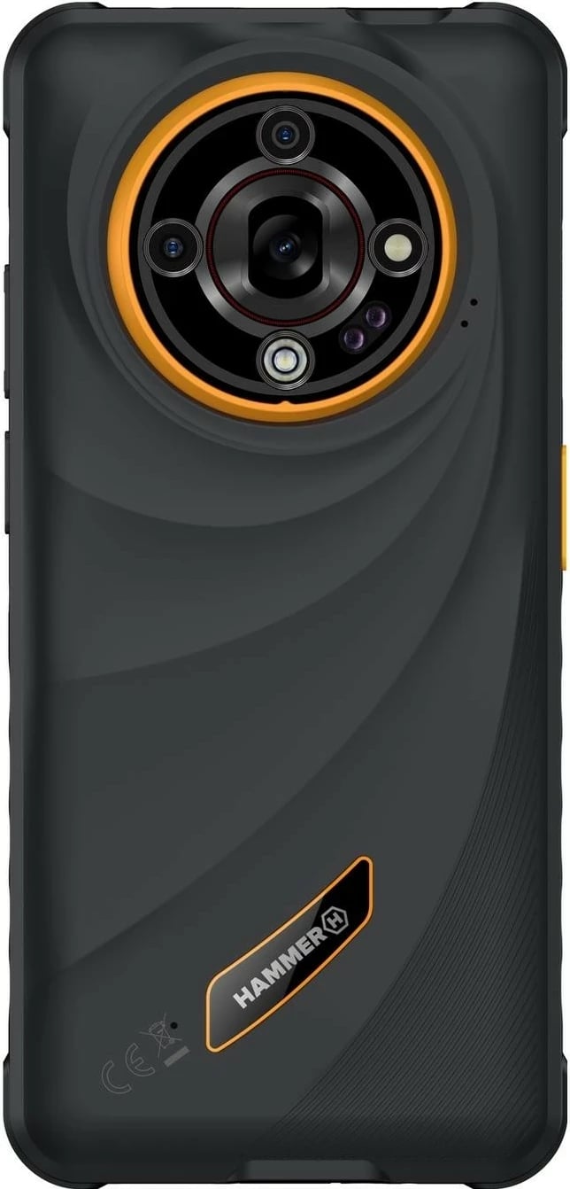 Celular myPhone Hammer Iron 6 5G, 8/256GB, portokalli