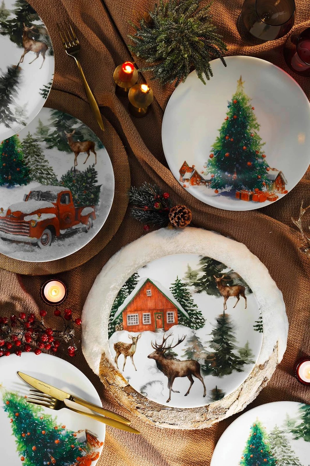 Set për shërbim torte (6 copë), Hermia Concept, NNZG27DUS885605