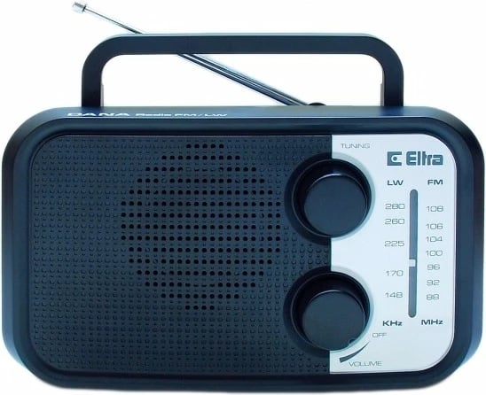 Radio Eltra DANA 206, mono, FM/AM, e zezë