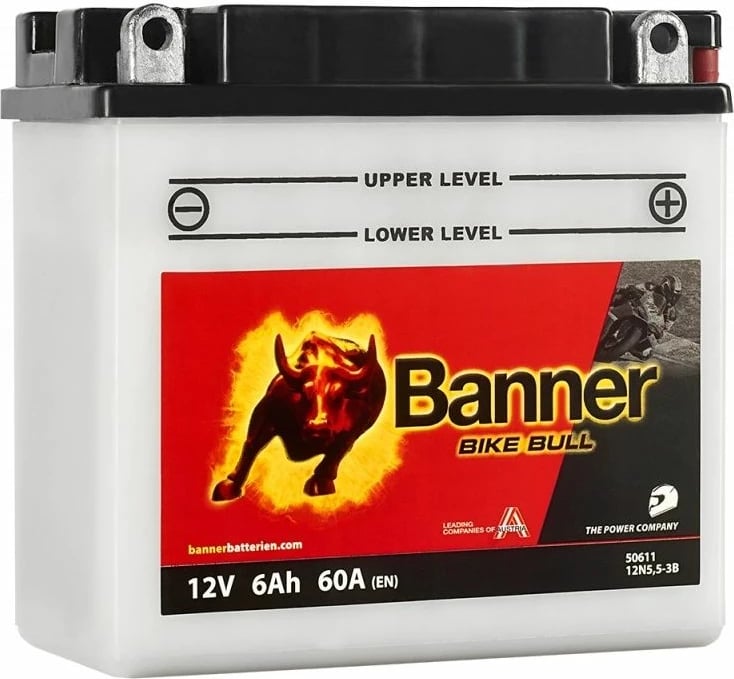Bateri 12v 6ah 50611 B12n5,5-3b