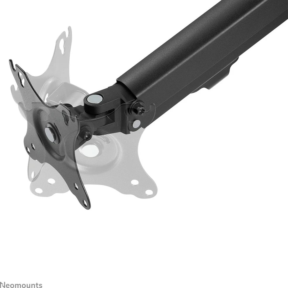 Kasë monitori Neomounts FPMA-D650DBLACK, për 2 ekrane, 17-27 inç, rregullim lartësie, ngjyrë e zezë