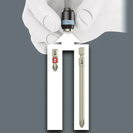 Set veglash Wera Kompakt 60, 16 copa, Torx, me kuti
