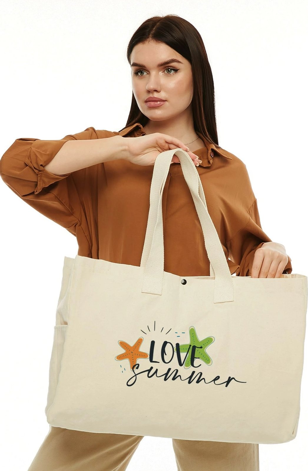 Tote bag Zoozie Bags, krem, 2203