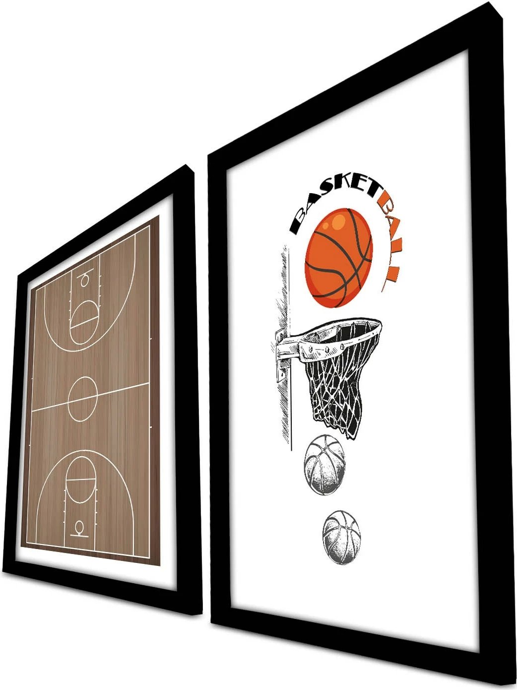 Pikturë dekorative me kornizë MDF (2 copë), Wallity, 2P3853SCT-008