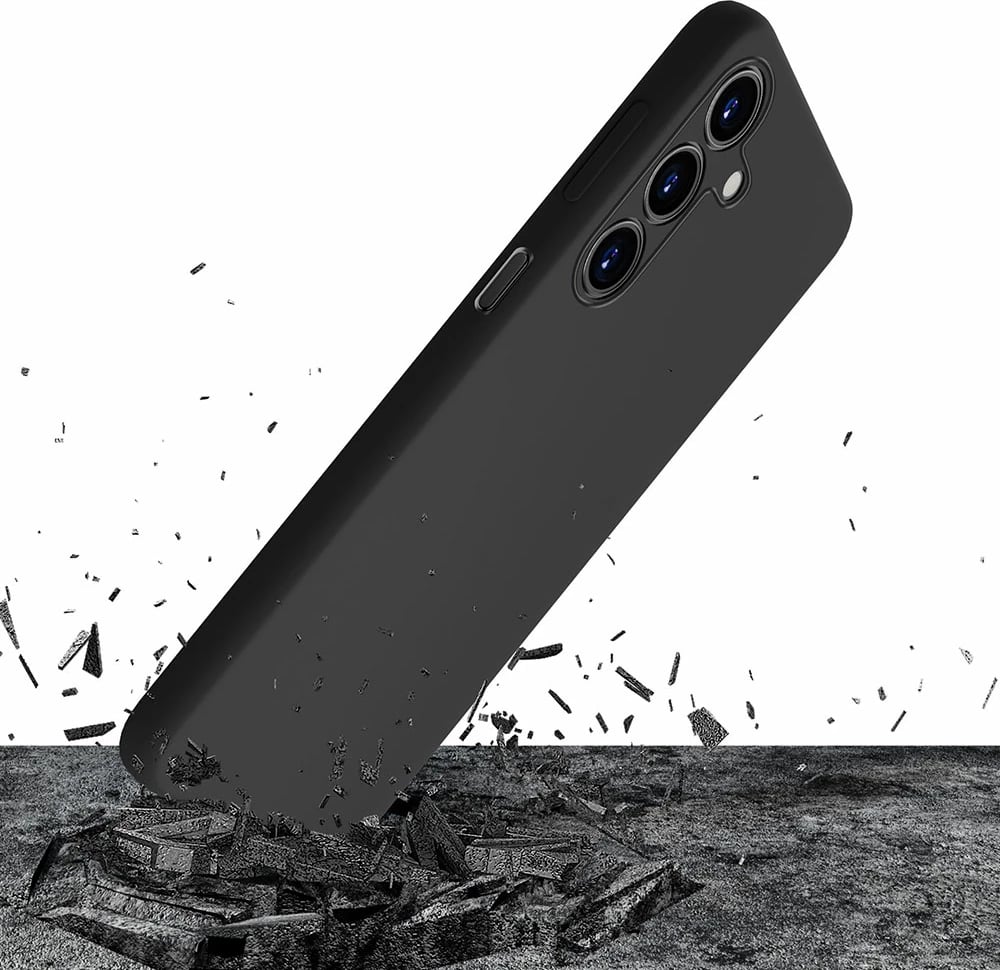 Mbështjellës silikoni 3mk për Samsung Galaxy A25 5G, i zi