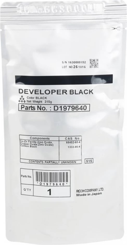 njësi zhvilluese, Ricoh, D1979641, rendiment 120000 faqe, madhësi standarde, e zezë