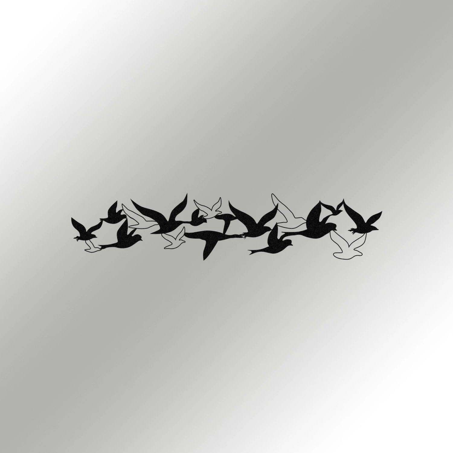 Aksesor dekorativ metalik për mur, Wallity Bellissimo, M112-S, ngjyrë e zezë, 69x15cm Aksesor dekorativ metalik për mur, Wallity Bellissimo, M112-S, ngjyrë e zezë, 69x15cm