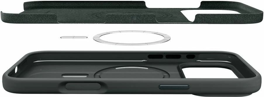 Mbështjellës Spigen Silicone Fit MagSafe për iPhone 17 Pro Max, Gjelbër