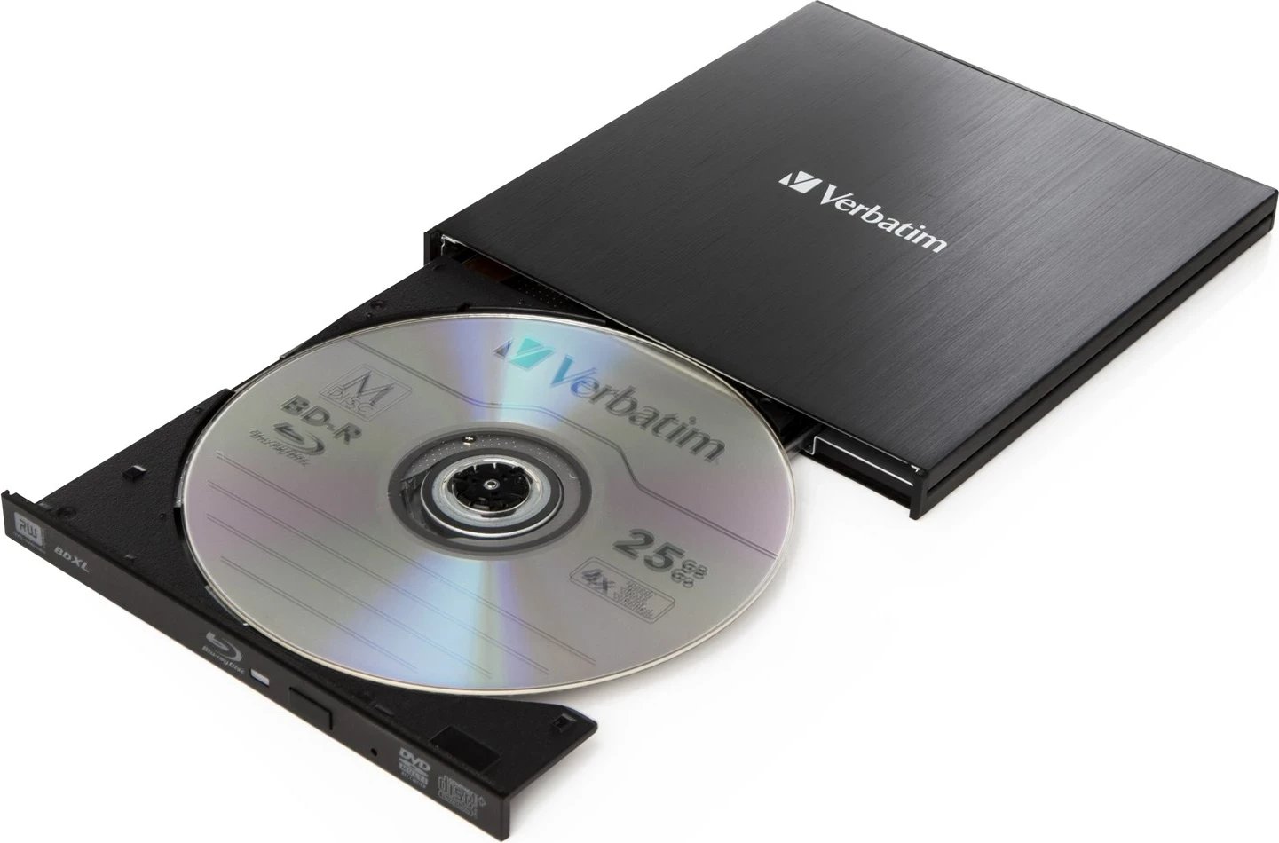 Disk Verbatim External Slimline Blu-Ray RW, e zezë
