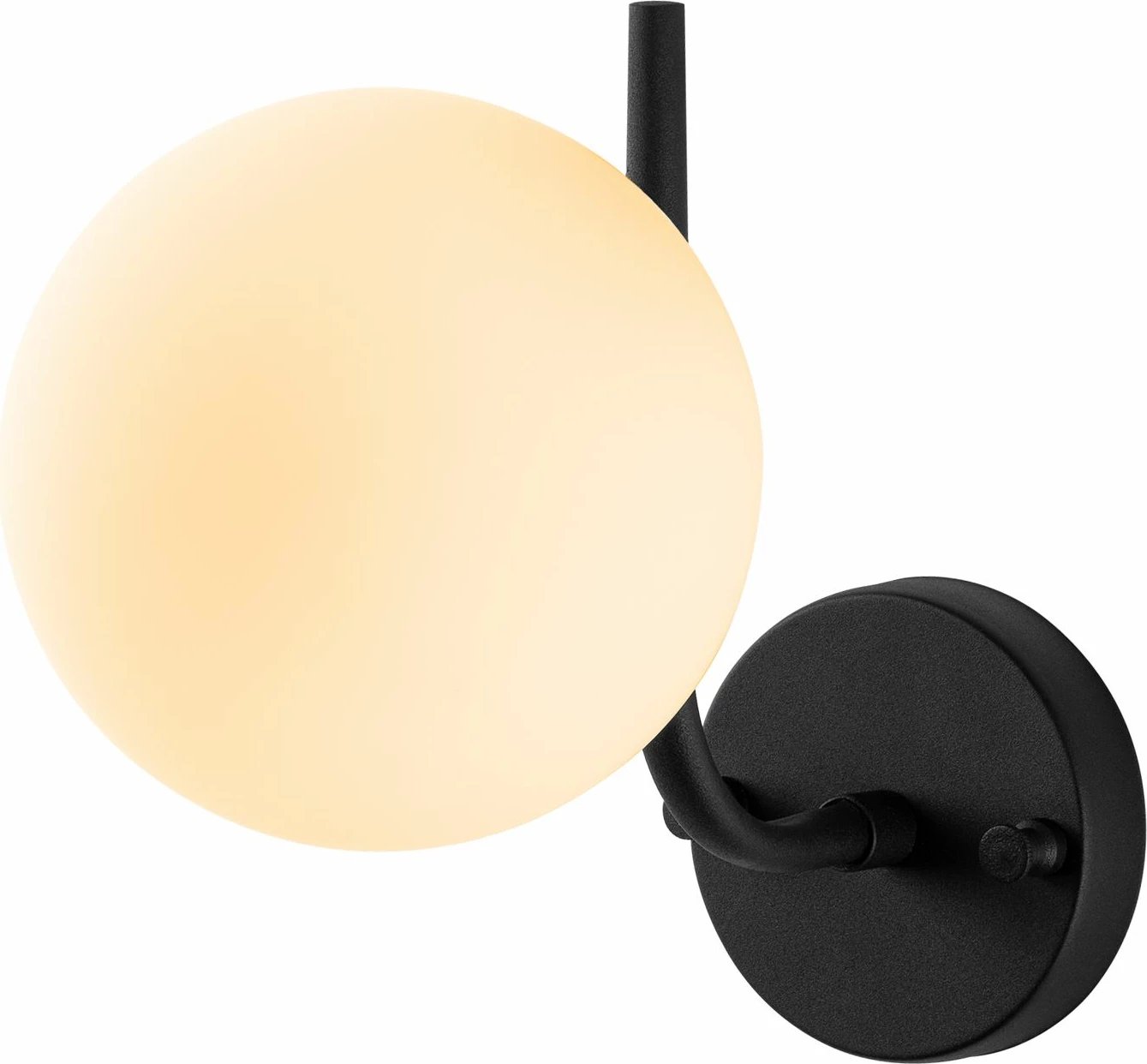 Llambë muri Opviq, Antler - 15016, metal e zi, kapak qelqi, 15x29x23cm Llambë muri Opviq, Antler - 15016, metal e zi, kapak qelqi, 15x29x23cm