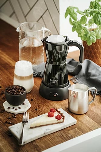 Kafeteri Moka elektrike, Camry, CR 4415, 300 ml 6 filxhanë, 480W, bazë 360°, e zezë