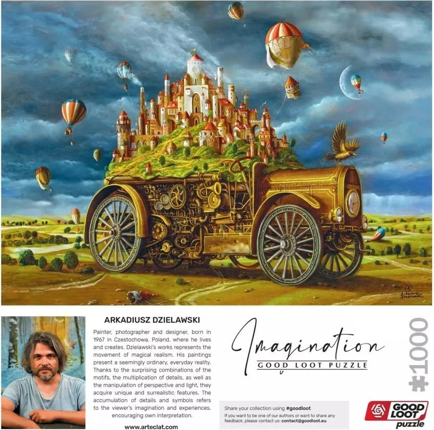 Puzzle Cenega Publishing Good Loot Imagination - Arkadiusz Dzielawski: Big Move 1000 copë