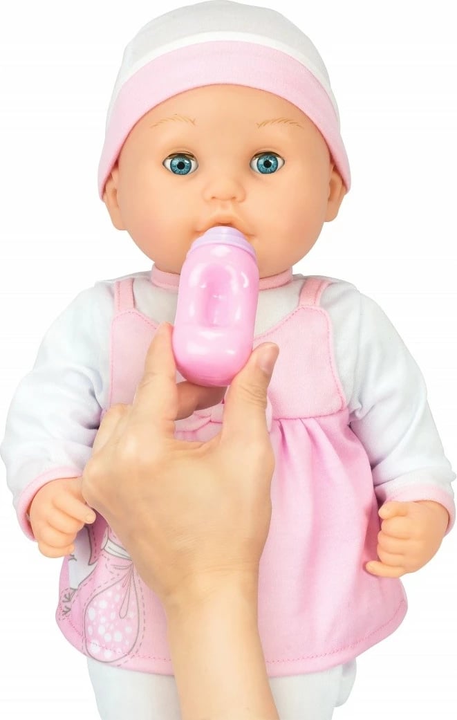 Kukull interaktive Artyk Natalia Rozkoszny Baby Doll, 40 cm, me aksesorë, Rozë