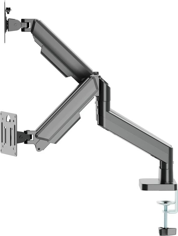 Krah monitori i dyfishtë GEMBIRD MA-DA2-06, për tavolinë, 17-32", i zi