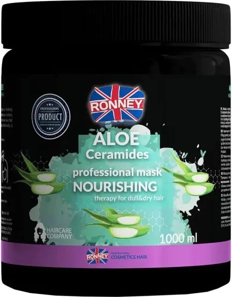 Maskë për flokë Ronney Aloe Ceramides Professional për femra 1000ml