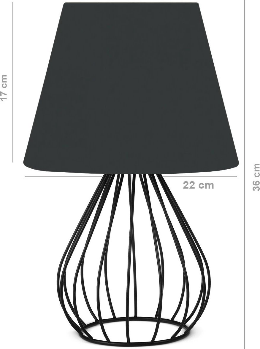 Llambë tavoline Opviq, anthracite, AYD-2843