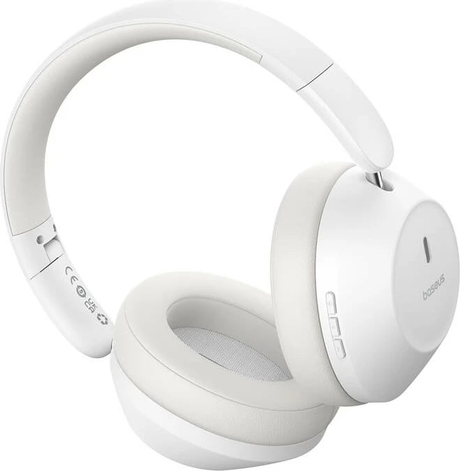 Kufje wireless Baseus Bass 30 Max, over-ear, Bluetooth 5.3, ANC, të bardha Kufje wireless Baseus Bass 30 Max, over-ear, Bluetooth 5.3, ANC, të bardha