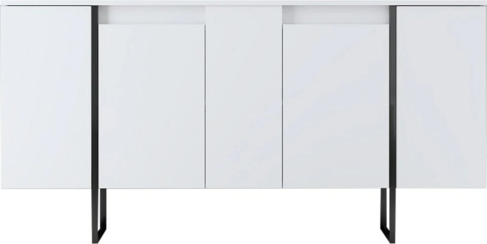 Konsol modern, ngjyrë bardhë e zi, Skye Decor, Luxe