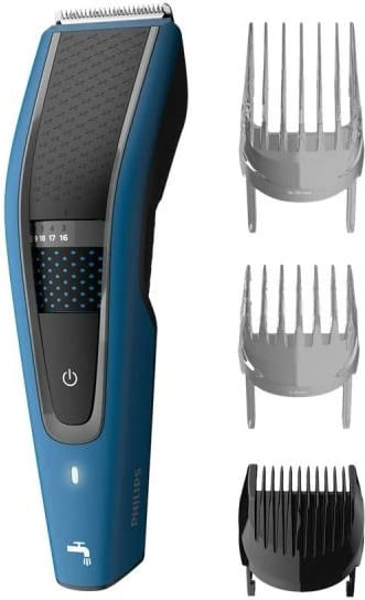 Makinë qethëse, Philips, HC5612/15, 28 gjatësitë 0.5–28 mm, pa kabllo 75 min, e larshme, blu